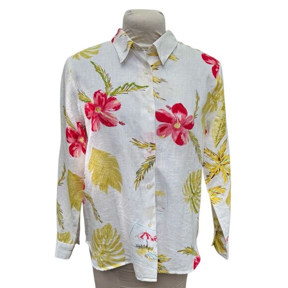 Floral Print Women's Shirt and Skirt Set - Picture 2 of 16